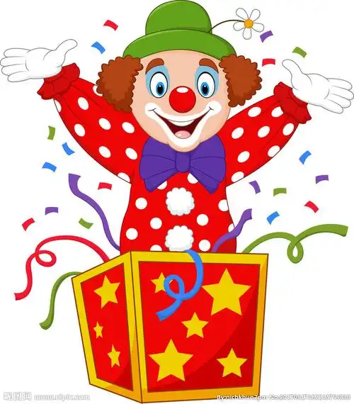 马戏团小丑卡通小丑图片