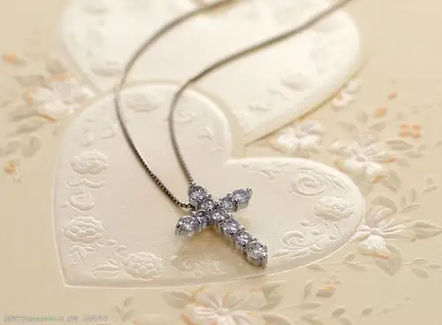 钻石项链首饰图片