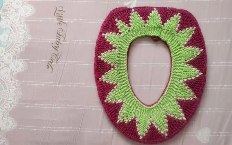 马桶垫坐便套的编织教程第一集
