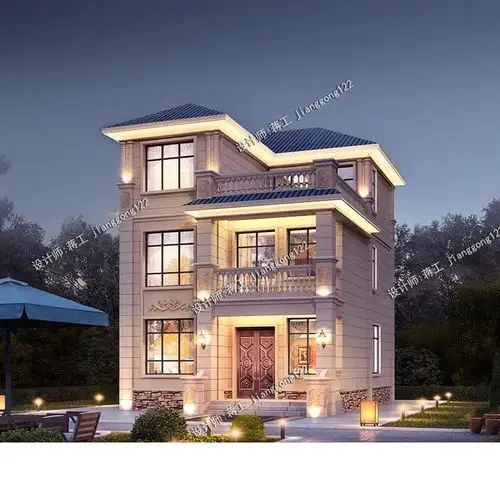 8款小户型三层农村别墅面积100平以内第3最便宜16万起