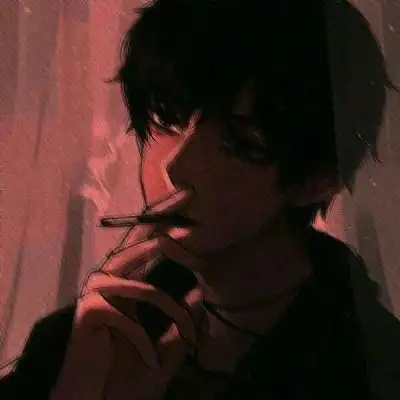 动漫男头像抽烟_男生头像_我要个性网