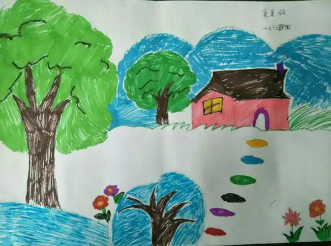 "知家乡 爱家乡 画家乡"——记泉溪小学一(1)班绘画作品展