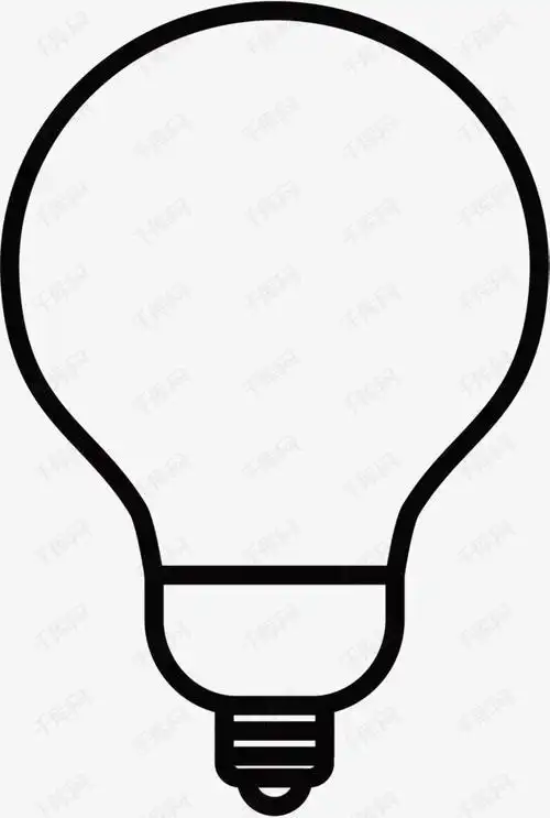 挂家里的灯简笔画