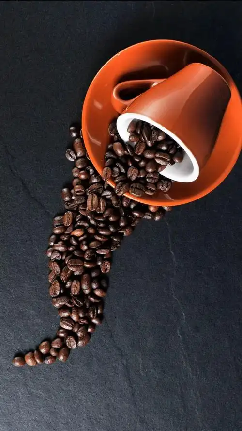 咖啡质感简约文艺h5背景