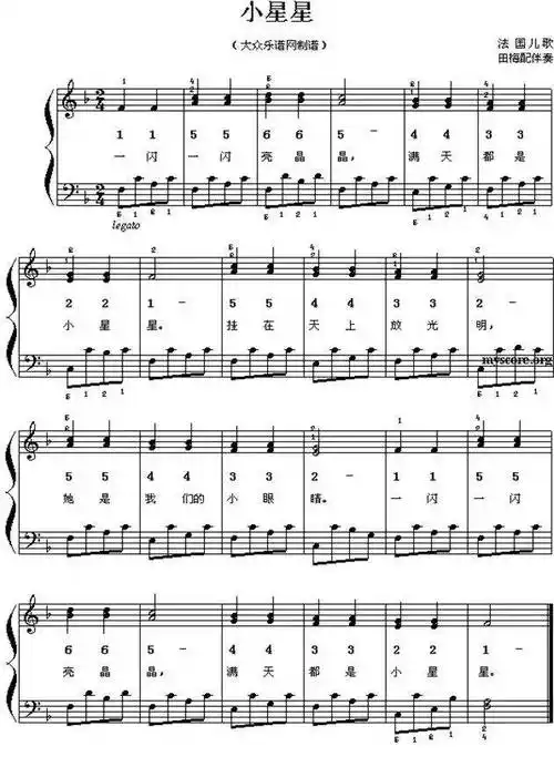 幼儿园常用100首儿童歌曲钢琴简谱!快快收藏吧!