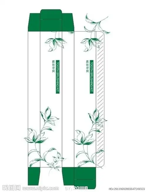 筷套包装展开图设计图__包装设计_广告设计_设计图库_昵图网nipic.com