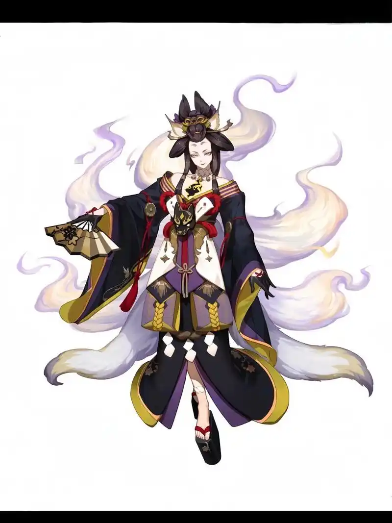 阴阳师玉藻前立绘