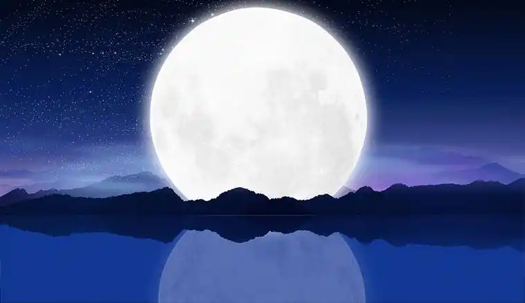 中秋圆月图片下载