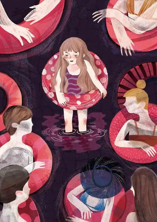 总是被一群人包围着,却没办法摆脱孤单,总是一个人望着自己的影子发呆