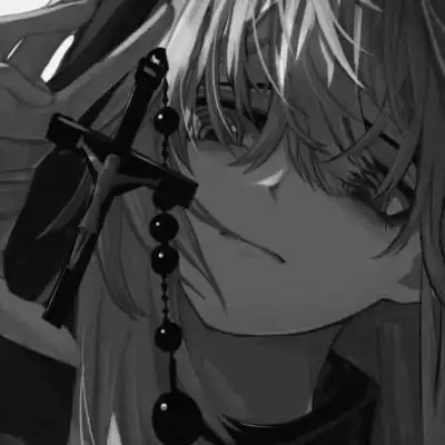 高质量动漫女头黑白图片 高清好看的黑白画女动漫_女生微信头像_头像