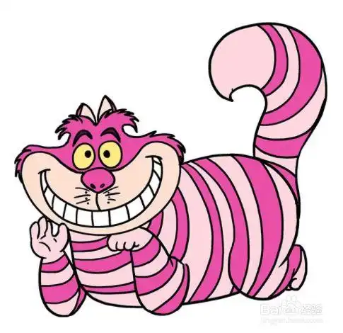 如何画《爱丽丝梦游仙境》中的柴郡猫卡通形象