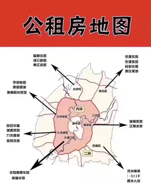 重庆公租房地图