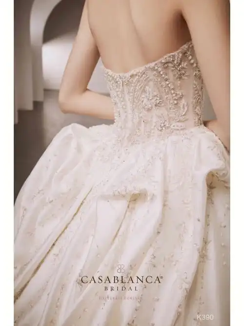 刘畊宏女孩casablancabridal婚纱