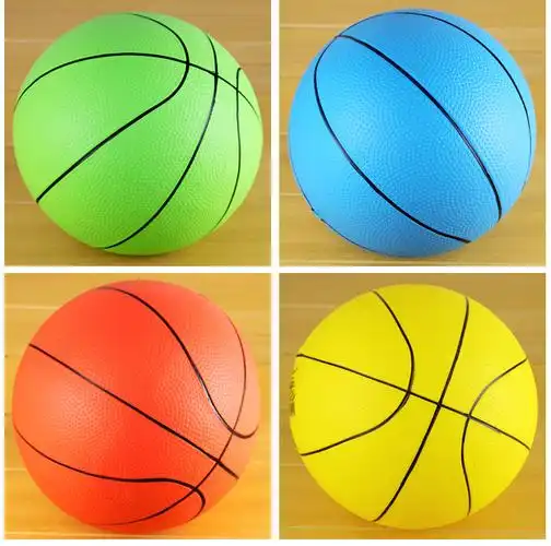 儿童球类玩具运动6/8寸3/5号pvc篮球宝宝幼儿园拍拍球充气小皮球