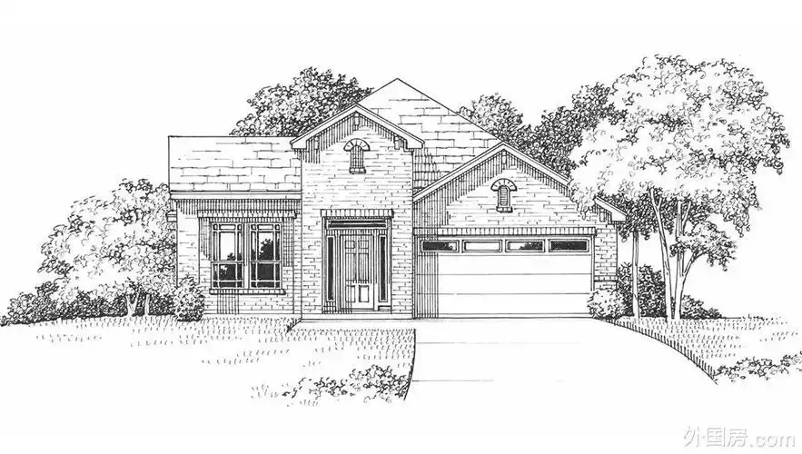 别墅房子简笔画 别墅房子简笔画豪华