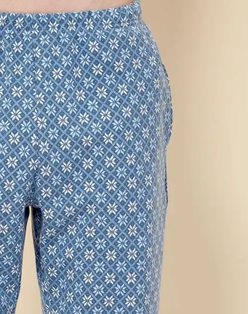 时尚-男时尚长裤古蓝色