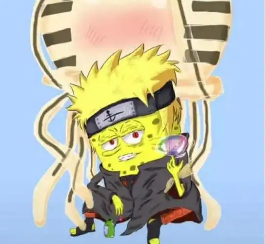 看完了派大星版的佐助,再来看看派大星版的宇智波斑.