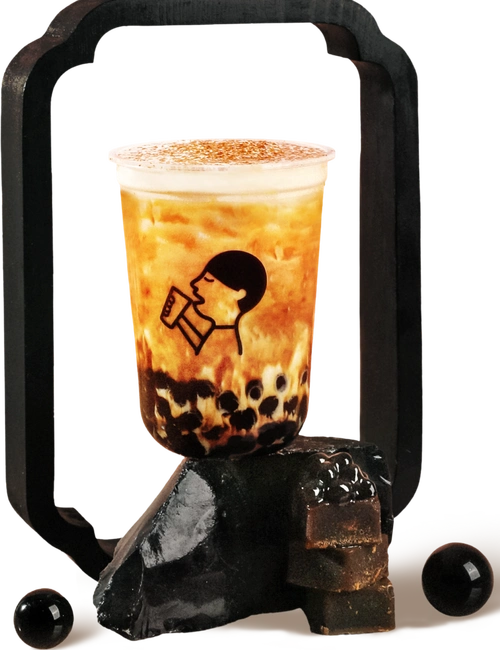 喜茶⑤烤黑糖波波牛乳
