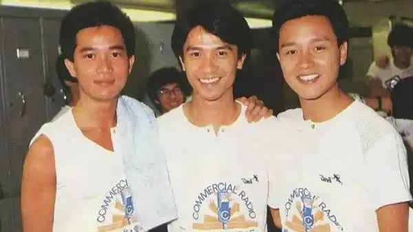 老照片:中环三太子,陈百强,钟保罗,张国荣