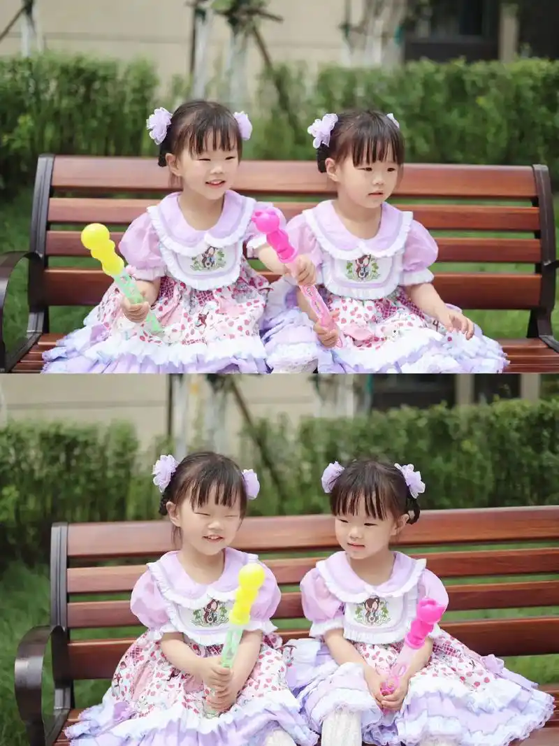 3岁小孩真是不好拍尤其还是双胞胎.活泼可爱的3岁小孩.拍一个 - 抖音