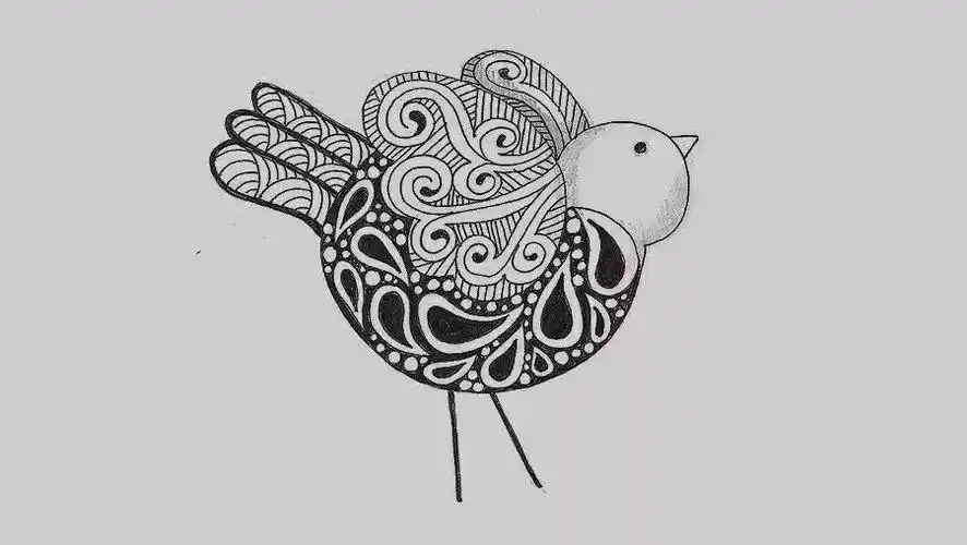 线描素材 | 这么好看的线描画,不收藏太可惜了~ - 元艺考