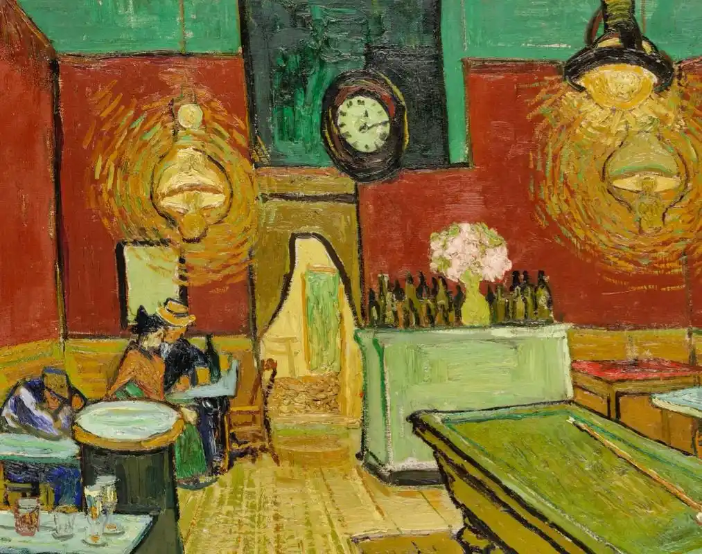 夜间咖啡馆幻想与现实的交织地