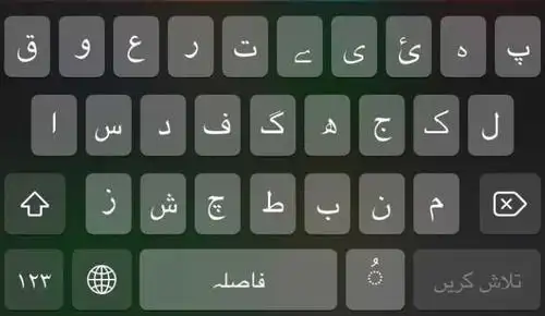 这段文字用的是乌尔都语. 里面出现了 这两个乌尔都语字母.