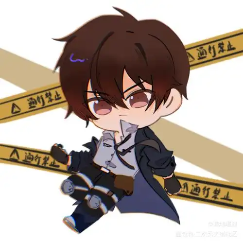 摸个停_破云江停q版同人绘画作品