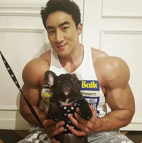 黄哲勋韩国健美先生musclemania健美大赛冠军