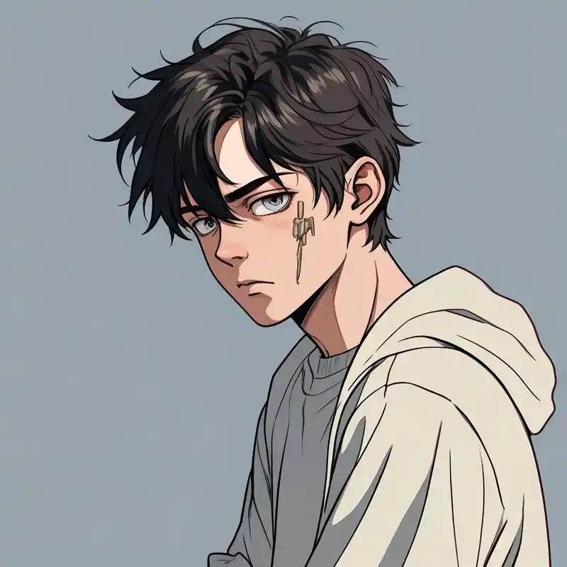 男生动漫头像,抑郁风上线96