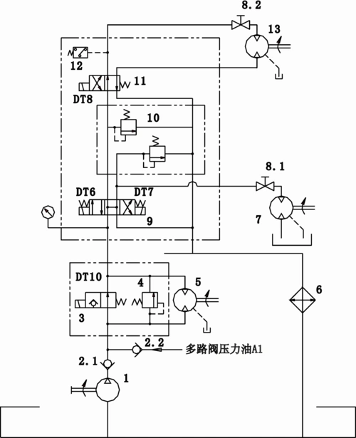 第13页:泵车辅油路原理图