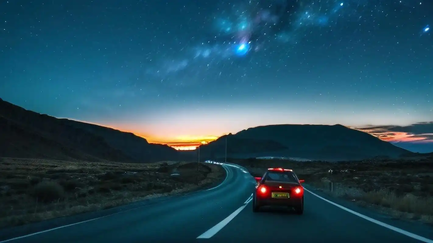 90炫酷车机横屏夜空壁纸07