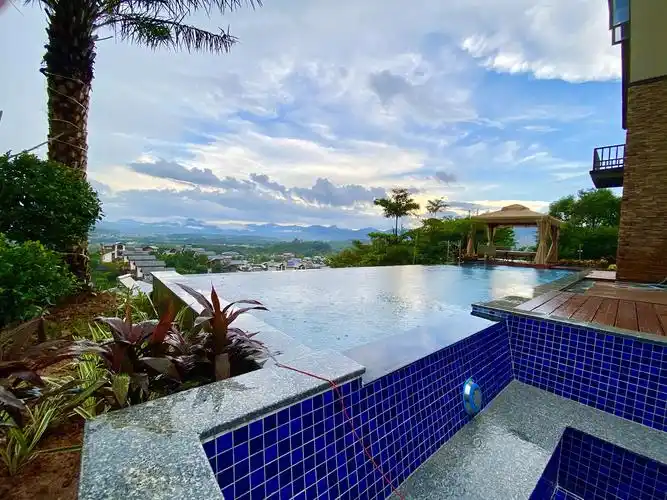 【云15-2】佛冈巴厘岛泰景7房10床,无敌风景无边泳池.