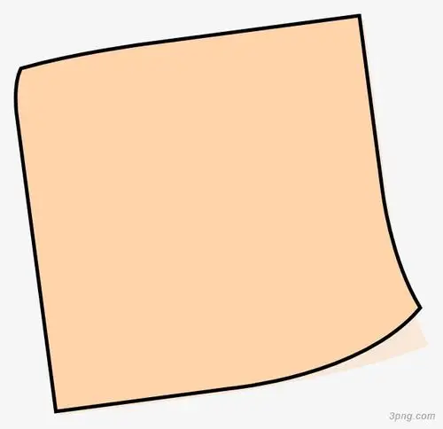 便利贴png素材透明免抠图片-其他元素