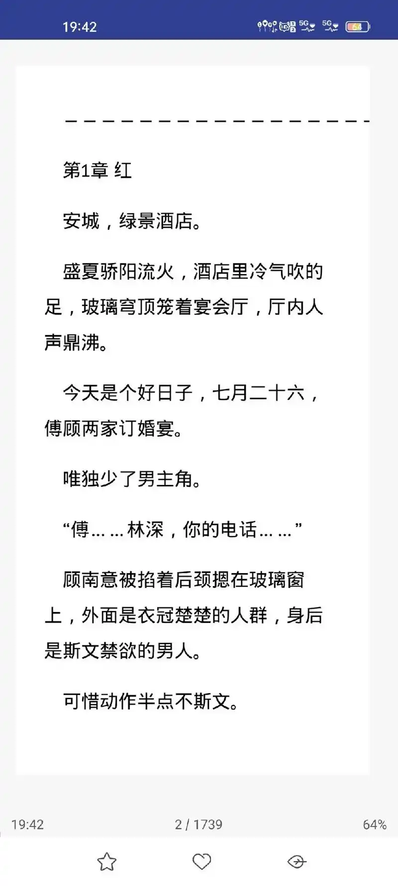 《入局》《薄幸》顾南意傅林深小说全文阅读.安城,绿景酒店.  - 抖音