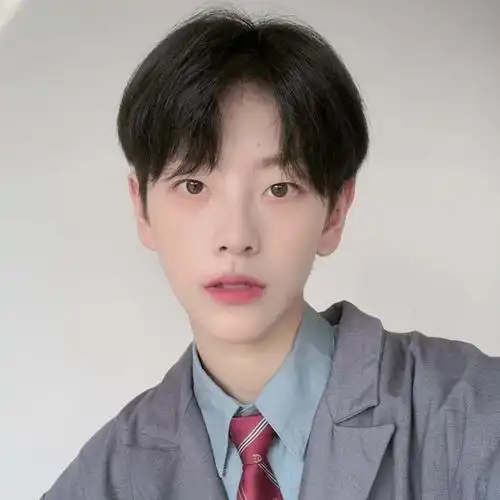 网红同款假发男中分刘海短发韩版帅气自然蓬松整顶假发