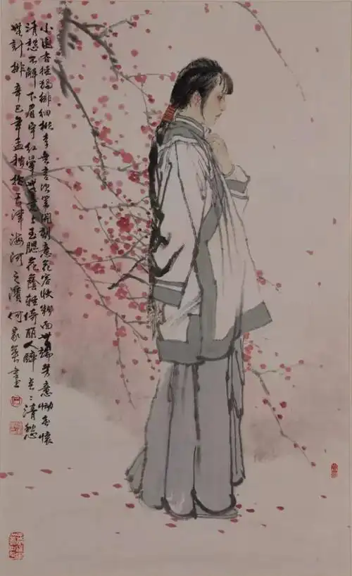 何家英:孤独是艺术家最大的财富|工笔|人物画|中国画|工笔画|画家