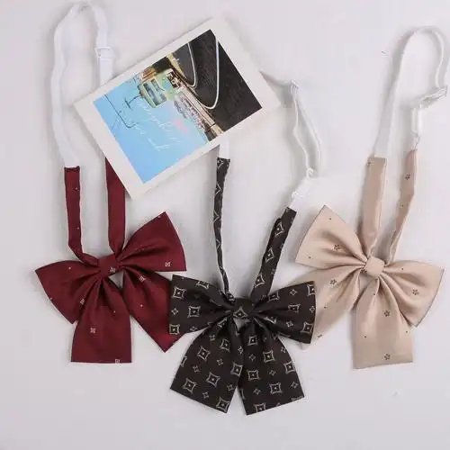 shindekjk制服领结羽根平角花纹日系学院衬衫领结