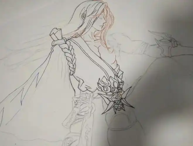 橘右京修罗临摹