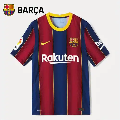 球衣巴塞罗那足球俱乐部主场巴萨球迷20-21足球服
