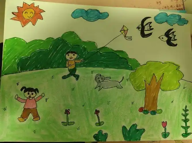 "我们眼里的春天"二七区四季路第二小学主题作品展