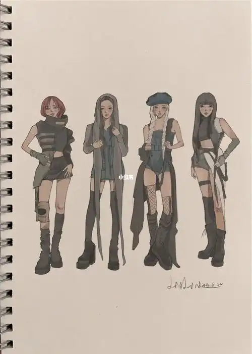 blackpink回归浅画一下四闺女04