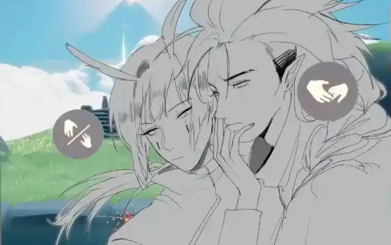 光遇摸鱼 龙骨x白鸟的拒绝牵手time