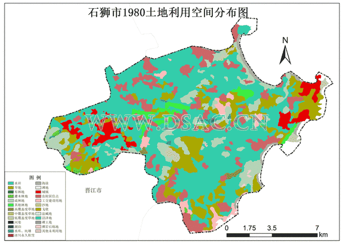 石狮市土地利用数据产品