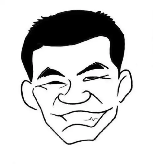 王宝强简笔画 人物头像简笔画