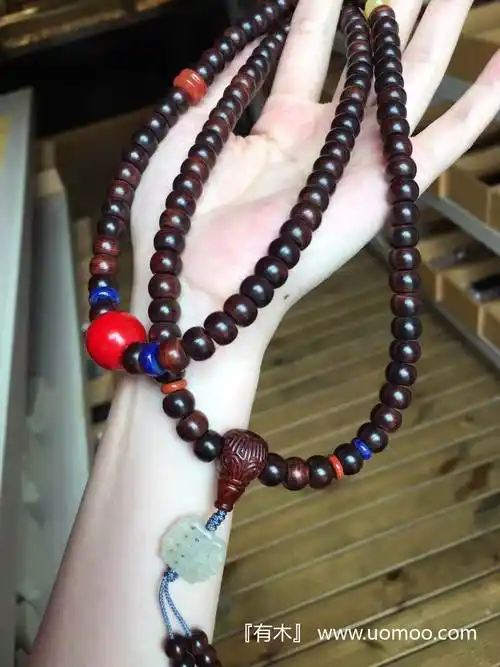 5684紫底海黄紫油梨老料108颗68mm桶珠降香味浓郁p2x3000重