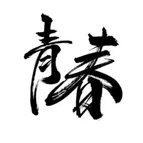 舞动青春唱响未来主题书法字