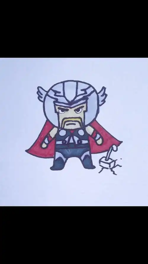 用o和h教你画雷神