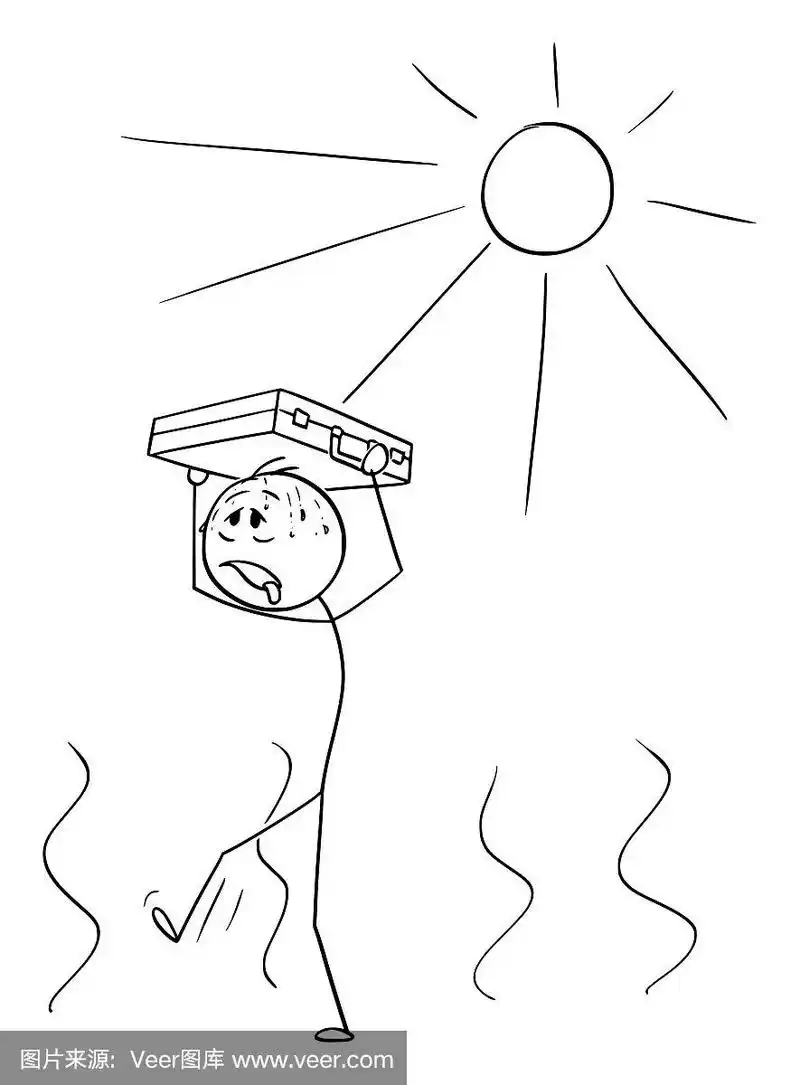 卡通,男商人,男人,口渴的,人的头部