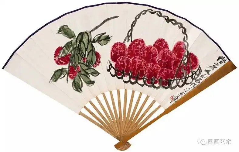 齐白石扇面作品欣赏